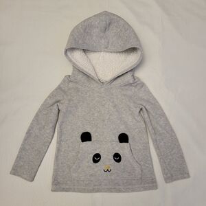 CARTER'S BEAUTIFUL GRAY BABY GIRL PANDA JACKET 4T